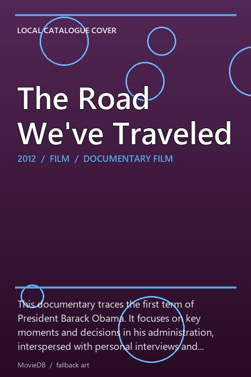 The Road We've Traveled poster