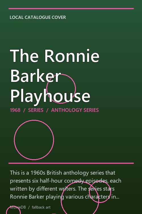 The Ronnie Barker Playhouse poster