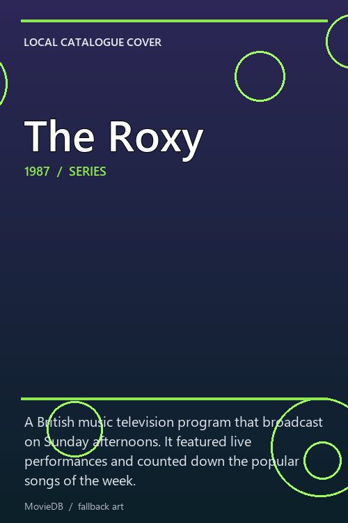 The Roxy poster