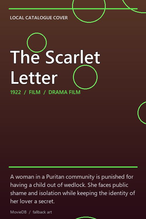 The Scarlet Letter poster