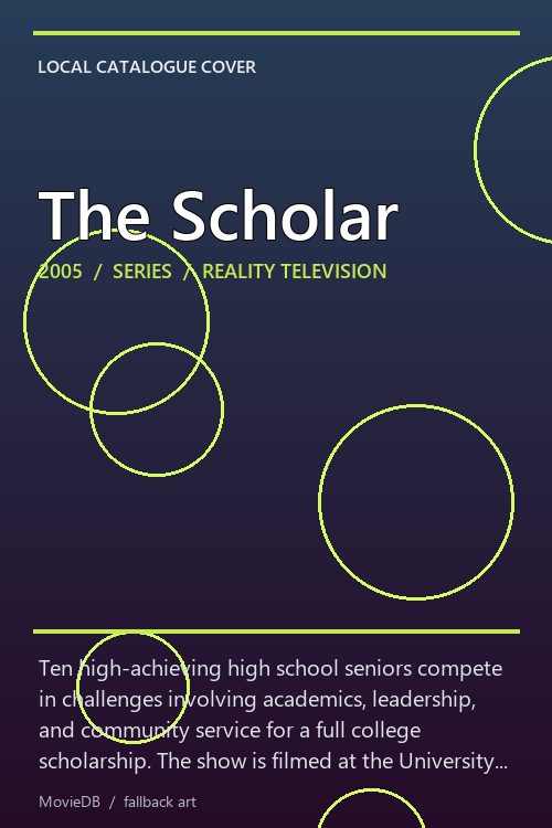 The Scholar poster