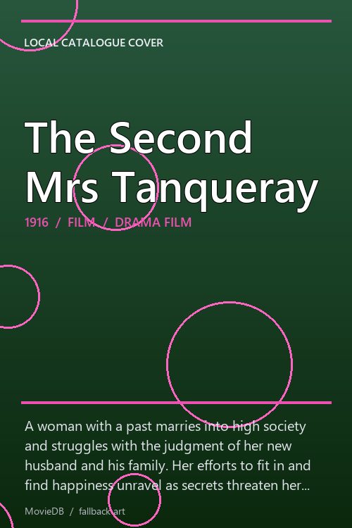 The Second Mrs Tanqueray poster