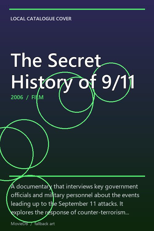 The Secret History of 9/11 poster