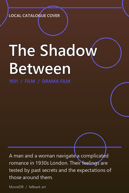 The Shadow Between poster