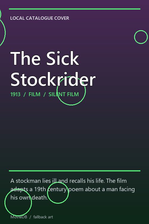 The Sick Stockrider poster