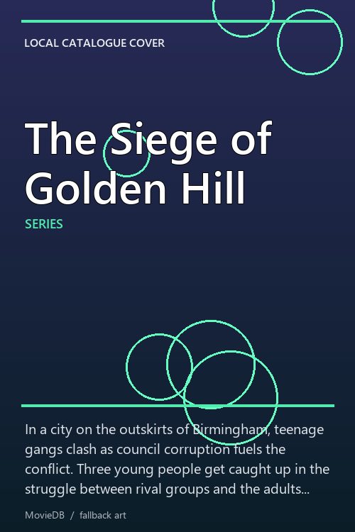 The Siege of Golden Hill poster