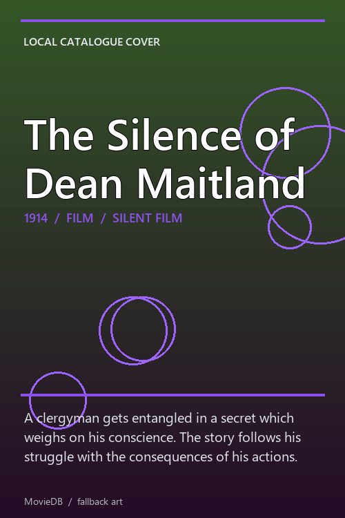 The Silence of Dean Maitland poster