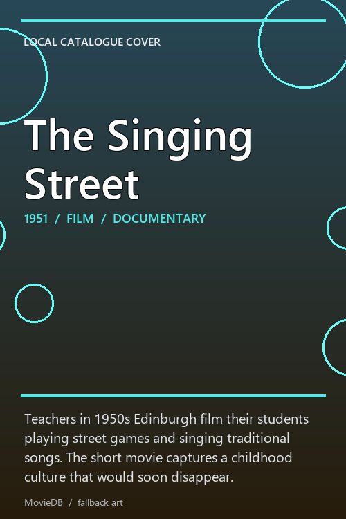 The Singing Street poster