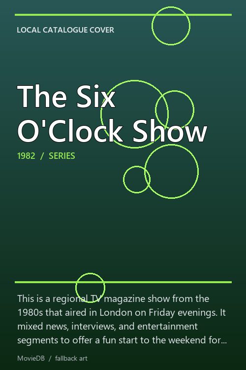 The Six O'Clock Show poster