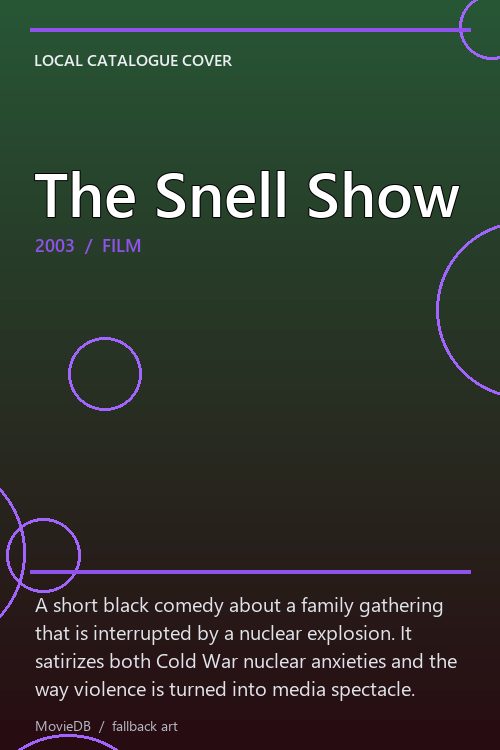 The Snell Show poster