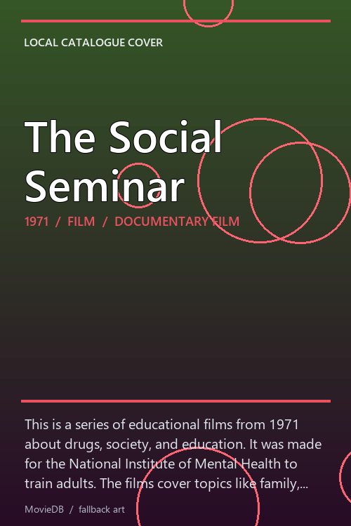 The Social Seminar poster