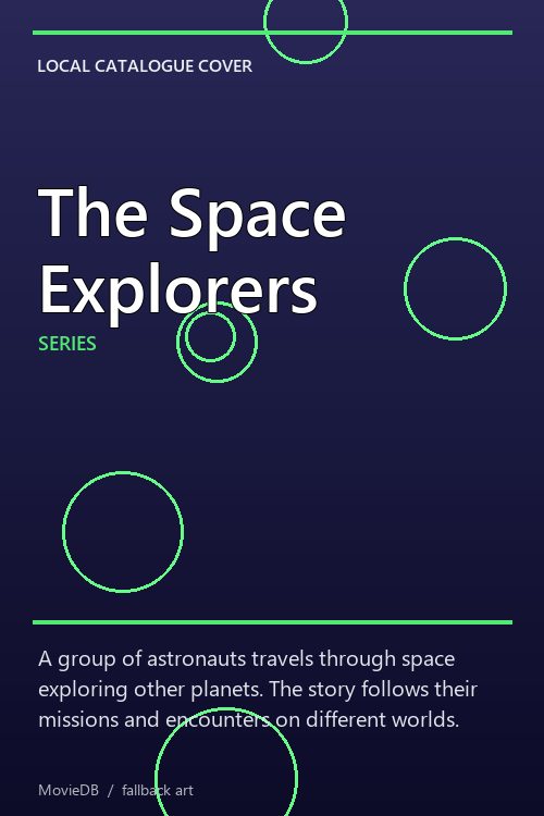 The Space Explorers poster