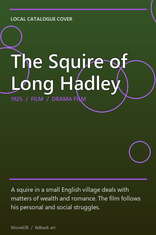 The Squire of Long Hadley poster