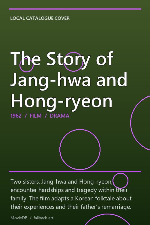 The Story of Jang-hwa and Hong-ryeon poster