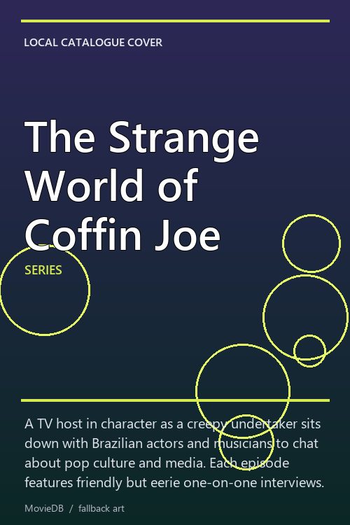 The Strange World of Coffin Joe poster