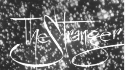 The Stranger poster