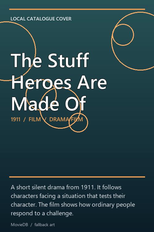 The Stuff Heroes Are Made Of poster