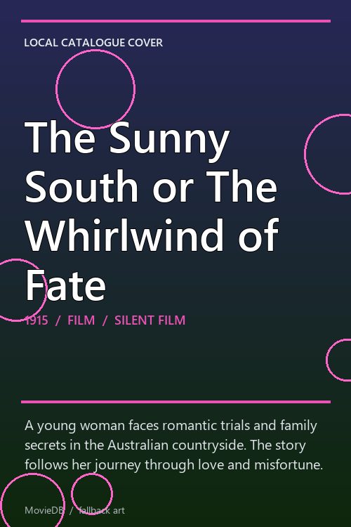 The Sunny South or The Whirlwind of Fate poster