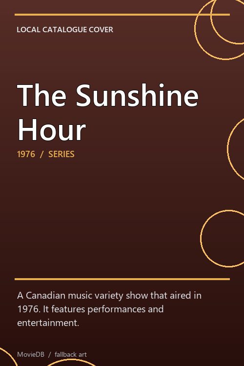 The Sunshine Hour poster