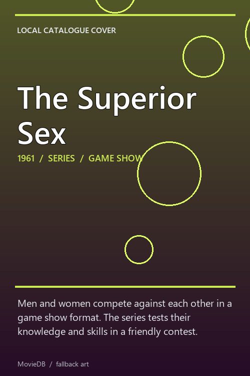The Superior Sex poster