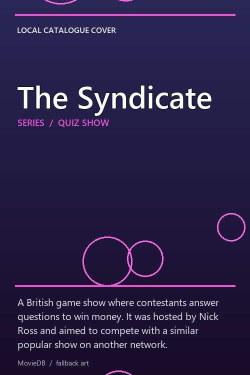 The Syndicate poster