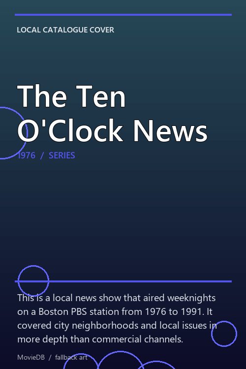 The Ten O'Clock News poster