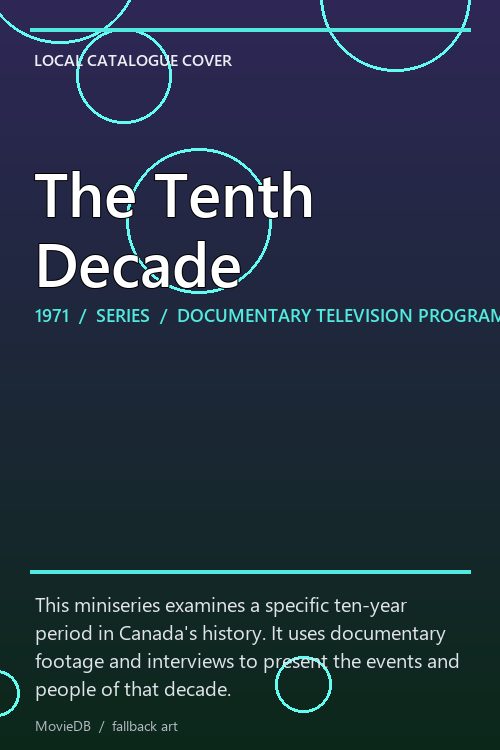 The Tenth Decade poster