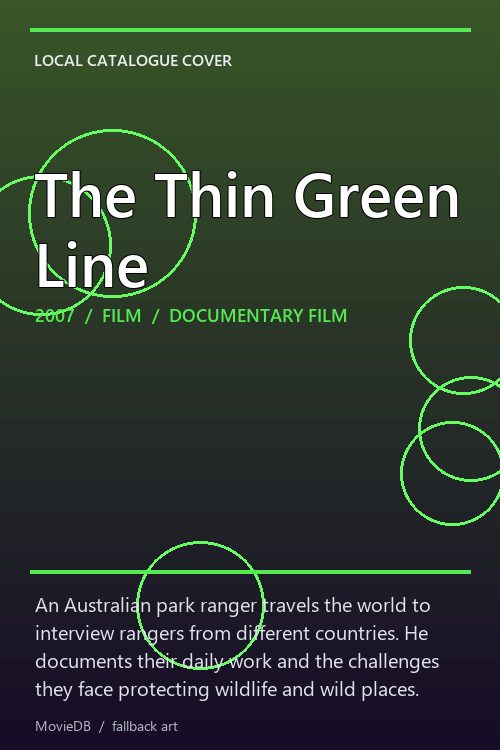 The Thin Green Line poster