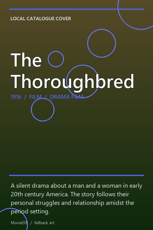 The Thoroughbred poster