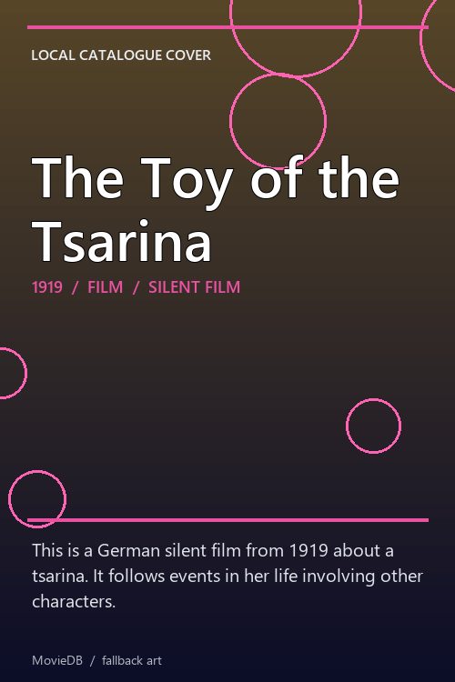 The Toy of the Tsarina poster