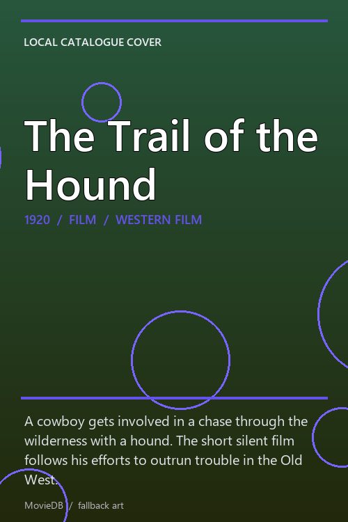 The Trail of the Hound poster