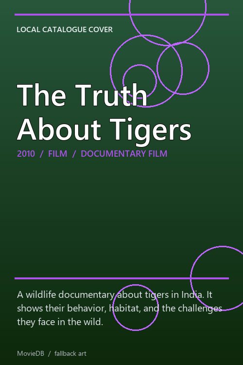 The Truth About Tigers poster