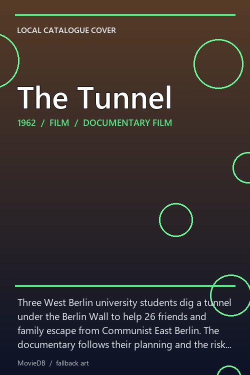 The Tunnel poster