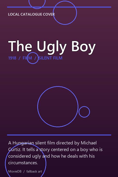 The Ugly Boy poster