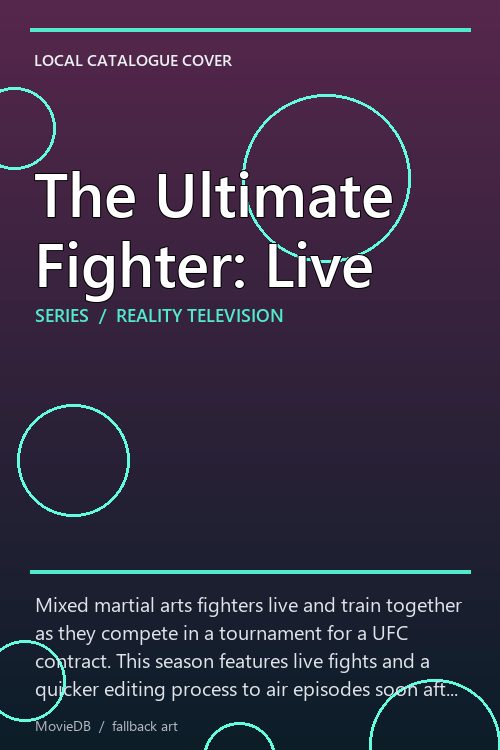 The Ultimate Fighter: Live poster
