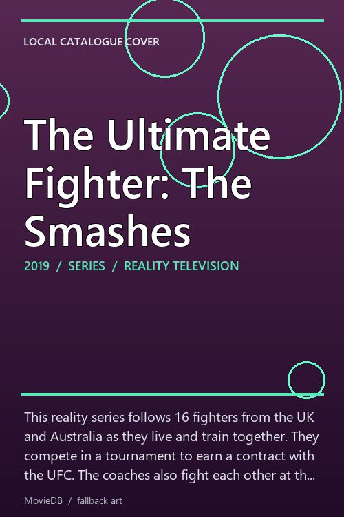 The Ultimate Fighter: The Smashes poster