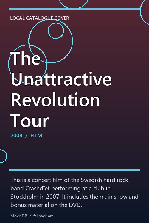 The Unattractive Revolution Tour poster