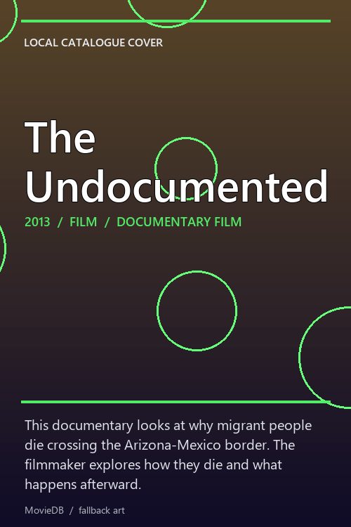 The Undocumented poster