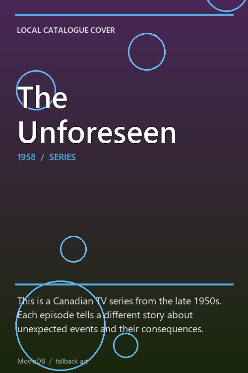 The Unforeseen poster