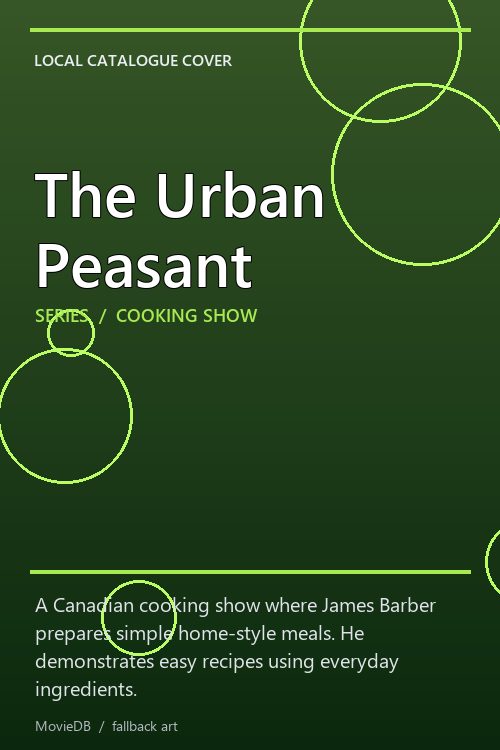 The Urban Peasant poster