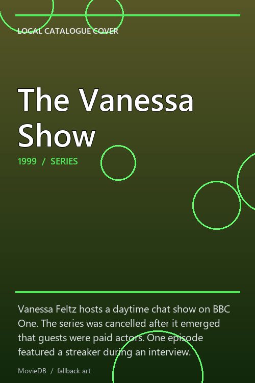 The Vanessa Show poster