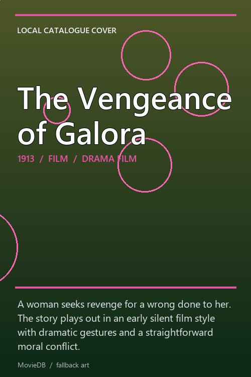 The Vengeance of Galora poster