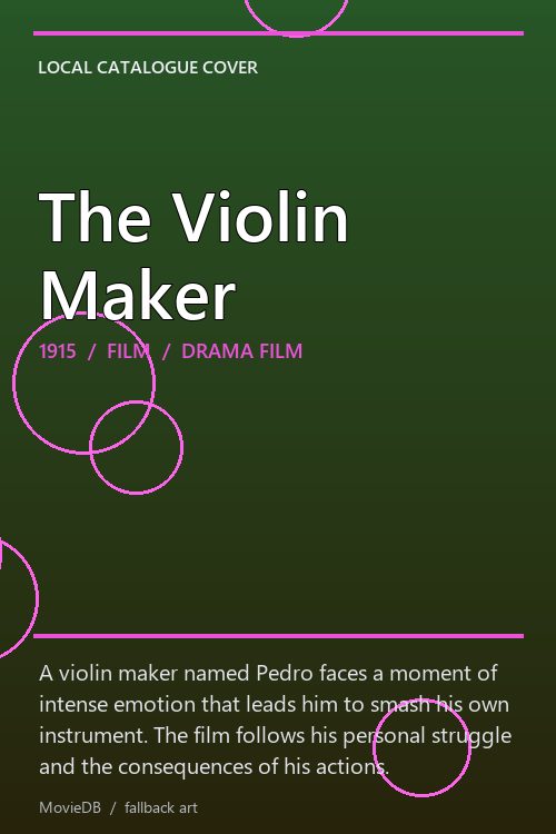 The Violin Maker poster