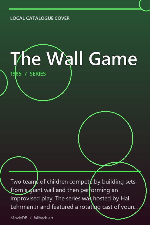 The Wall Game poster