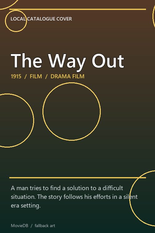 The Way Out poster