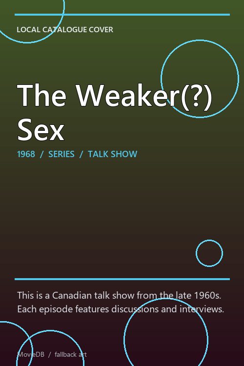 The Weaker(?) Sex poster