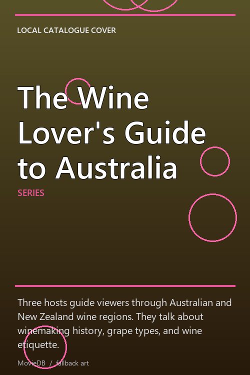 The Wine Lover's Guide to Australia poster