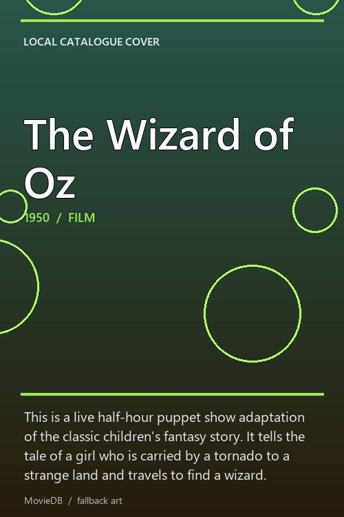 The Wizard of Oz poster