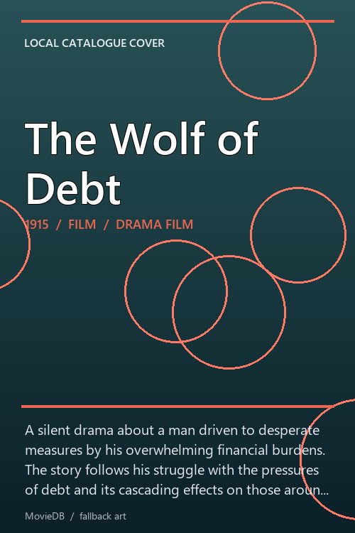 The Wolf of Debt poster