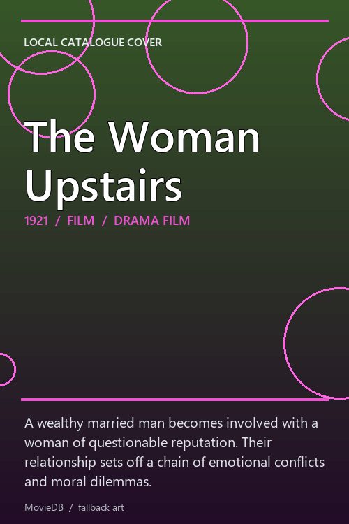 The Woman Upstairs poster